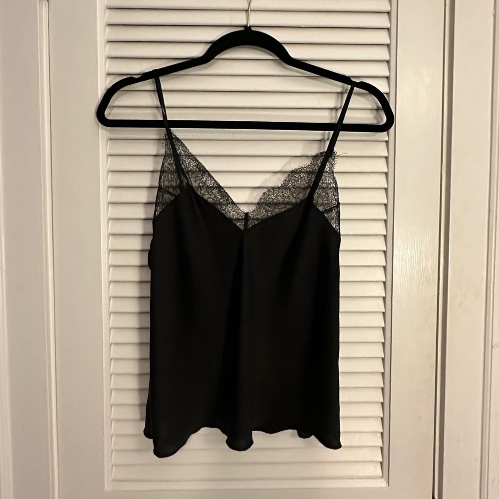 Mint-Condition Black Lace Tank X-Small